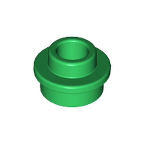 LEGO 85861 Plate, Round 1 x 1 with Open Stud in Green - Authentic LEGO Part