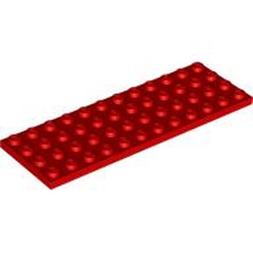 LEGO 3029 Plate 4 x 12 in Red - Authentic LEGO Part