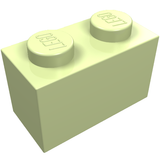 LEGO 3004 Brick 1 x 2 in Yellowish Green - Authentic LEGO Part