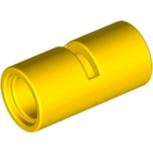 LEGO 62462 Technic, Pin Connector Round 2L with Slot (Pin Joiner Round) in Yellow - Authentic LEGO Part