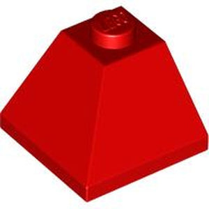 LEGO 3045 Slope 45 2 x 2 Double Convex Corner in Red - Authentic LEGO Part