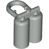 LEGO 3838 Minifigure Air Tanks in Light Gray - Authentic LEGO Part