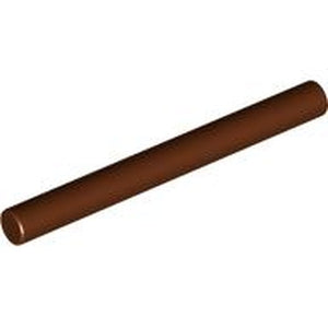 LEGO 30374 Bar   4L (Lightsaber Blade / Wand) in Reddish Brown - Authentic LEGO Part