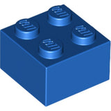 LEGO 3003 Brick 2 x 2 in Blue - Authentic LEGO Part