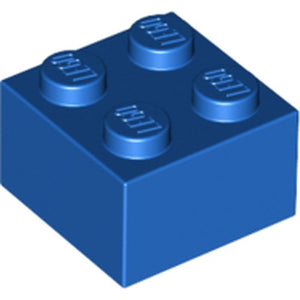 LEGO 3003 Brick 2 x 2 in Blue - Authentic LEGO Part