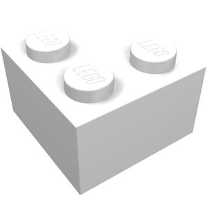 LEGO 2357 Brick 2 x 2 Corner in White - Authentic LEGO Part