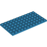 LEGO 3028 Plate 6 x 12 in Dark Azure - Authentic LEGO Part