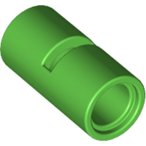 LEGO 62462 Technic, Pin Connector Round 2L with Slot (Pin Joiner Round) in Bright Green - Authentic LEGO Part