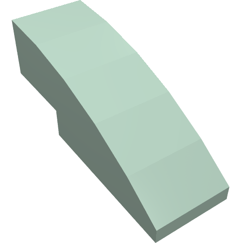 LEGO 50950 Slope, Curved 3 x 1 in Sand Green - Authentic LEGO Part