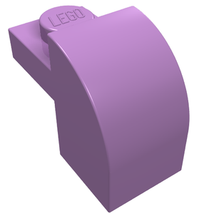 LEGO 6091 Brick Curved 1 x 2 x 1 1/3 with Curved Top in Medium Lavender - Authentic LEGO Part
