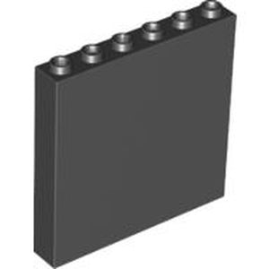 LEGO 3754 Brick 1 x 6 x 5 in Black - Authentic LEGO Part