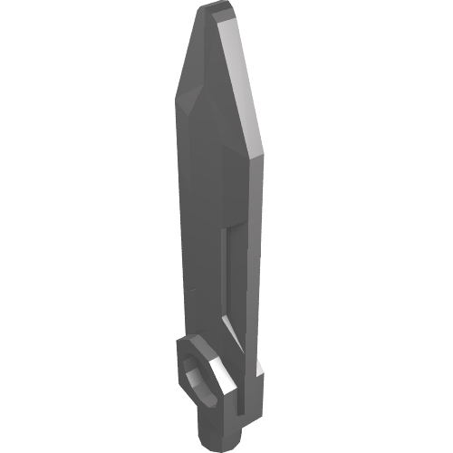 LEGO 23860 Minifigure, Weapon Sword, Blade with Bar End - Main Product Image