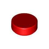 LEGO 98138 Tile, Round 1 x 1 in Red - Authentic LEGO Part