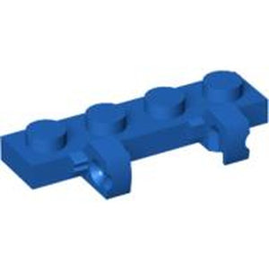 LEGO 44568 Hinge Plate 1 x 4 Locking Dual 1 Finger on Side in Blue - Authentic LEGO Part