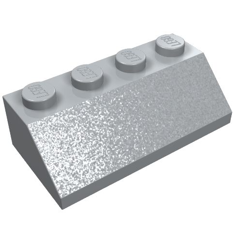 LEGO 3037 Slope 45 2 x 4 in Light Bluish Gray - Authentic LEGO Part