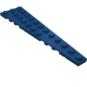 LEGO 47398 Wedge, Plate 12 x 3 Right in Dark Blue - Authentic LEGO Part