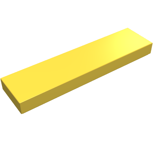 LEGO 2431 Tile 1 x 4 in Yellow - Authentic LEGO Part