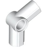 LEGO 32015 Technic, Axle and Pin Connector Angled #5 - 112.5 degrees in White - Authentic LEGO Part