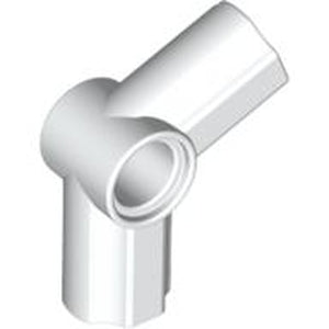 LEGO 32015 Technic, Axle and Pin Connector Angled #5 - 112.5 degrees in White - Authentic LEGO Part