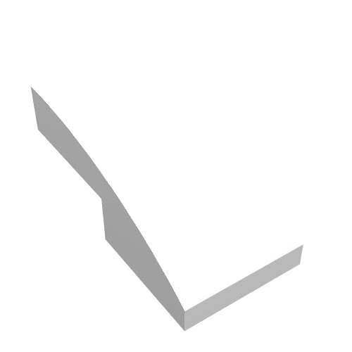 LEGO 11477 Slope, Curved 2 x 1 x 2/3 in White - Authentic LEGO Part