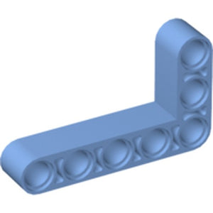 LEGO 32526 Technic, Liftarm, Modified Bent Thick L-Shape 3 x 5 in Medium Blue - Authentic LEGO Part
