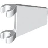 LEGO 44676 Flag 2 x 2 Trapezoid in White - Authentic LEGO Part