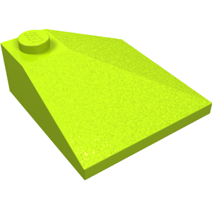 LEGO 3675 Slope 33 3 x 3 Double Convex Corner in Lime - Authentic LEGO Part