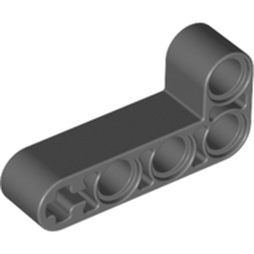LEGO 32140 Light Bluish Gray Technic, Liftarm, Modified Bent Thick L-Shape 2 x 4 in Dark Bluish Gray - Authentic LEGO Part