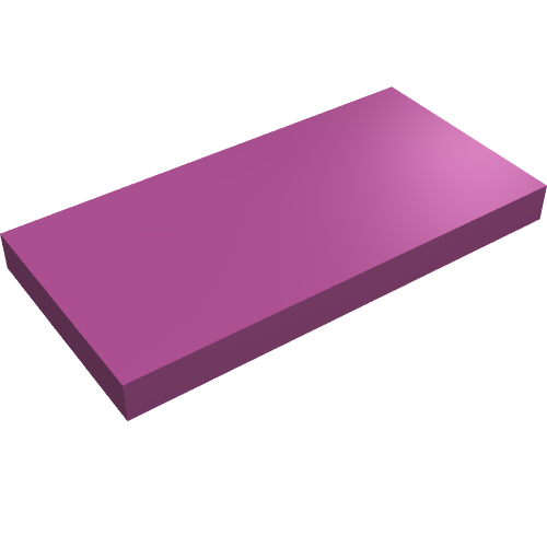 LEGO 87079 Tile 2 x 4 in Magenta - Authentic LEGO Part
