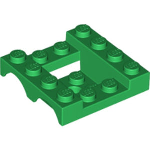 LEGO 24151 Vehicle, Mudguard 4 x 4 x 1 1/3 Double in Green - Authentic LEGO Part