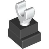 LEGO 93062c01 Leg Skeleton with Black Square Foot - Main Product Image