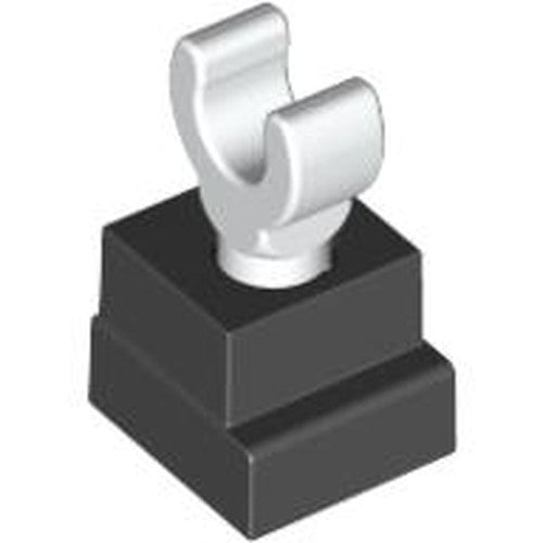 LEGO 93062c01 Leg Skeleton with Black Square Foot - Main Product Image
