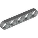 LEGO 32017 Technic, Liftarm Thin 1 x 5 in Light Gray - Authentic LEGO Part