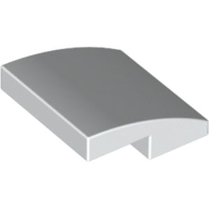 LEGO 15068 Slope, Curved 2 x 2 x 2/3 in White - Authentic LEGO Part
