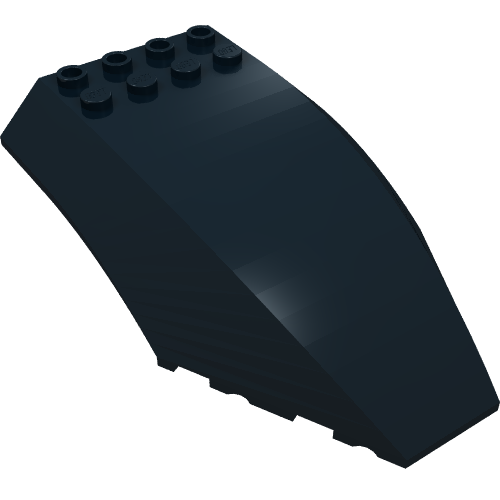 LEGO 45705 Windscreen 10 x 6 x 2 Curved in Trans-Brown - Authentic LEGO Part