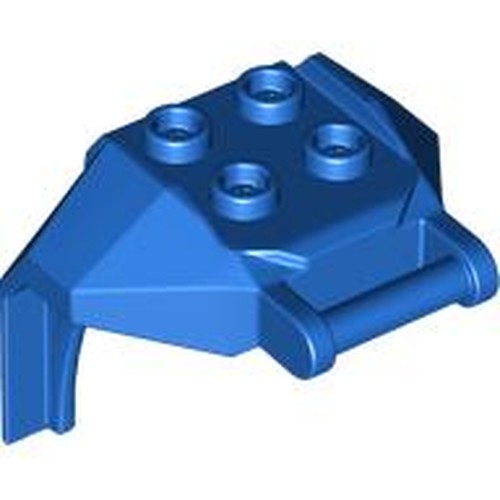 LEGO 27167 Large Figure Armor, Chest with 4 Studs and Bar Handle in Blue - Authentic LEGO Part