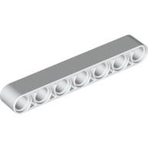 LEGO 32524 Technic, Liftarm Thick 1 x 7 in White - Authentic LEGO Part