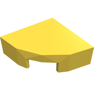 LEGO 25269 Tile, Round 1 x 1 Quarter in Yellow - Authentic LEGO Part