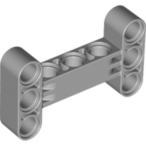 LEGO 14720 Light Bluish Gray Technic, Liftarm, Modified H-Shape Thick 3 x 5 Perpendicular - Main Product Image