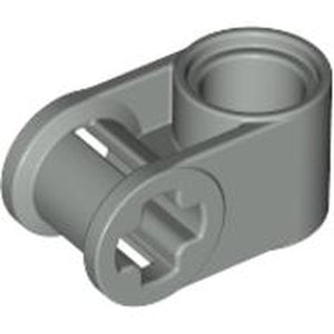 LEGO 6536 Technic, Axle and Pin Connector Perpendicular in Light Gray - Authentic LEGO Part