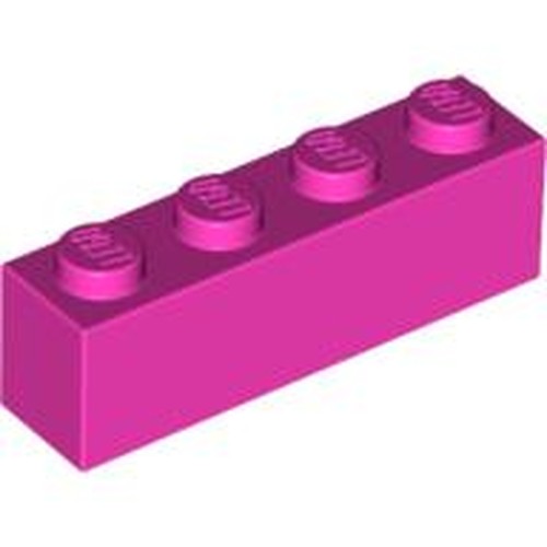 LEGO 3010 Brick 1 x 4 in Dark Pink - Authentic LEGO Part