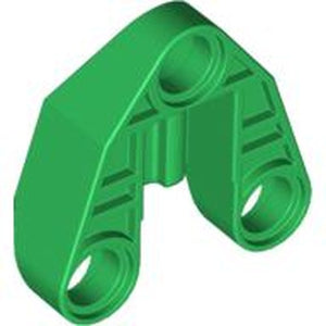 LEGO 32175 Technic, Pin Connector 3 x 3 with Axle and 3 Pin Holes in Green - Authentic LEGO Part