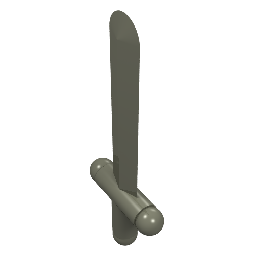 LEGO 3847 Minifigure, Weapon Sword, Shortsword - Main Product Image