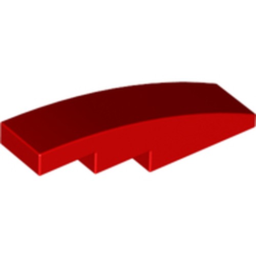 LEGO 61678 Slope, Curved 4 x 1 in Red - Authentic LEGO Part