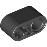 LEGO 60483 Technic, Liftarm Thick 1 x 2 - Axle Hole in Black - Authentic LEGO Part