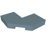 LEGO 27263 Tile, Modified Facet 2 x 2 in Sand Blue - Authentic LEGO Part