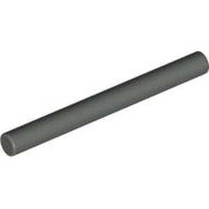 LEGO 30374 Bar   4L (Lightsaber Blade / Wand) in Dark Gray - Authentic LEGO Part