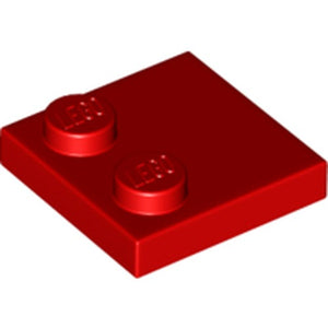 LEGO 33909 Tile, Modified 2 x 2 with Studs on Edge in Red - Authentic LEGO Part