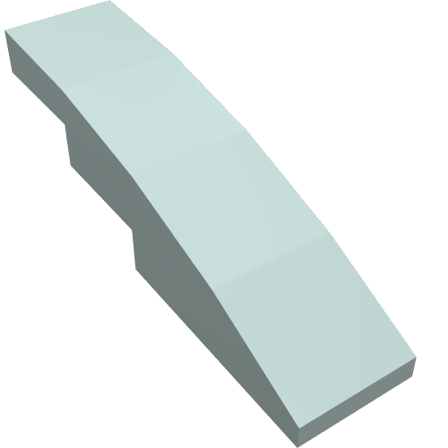 LEGO 61678 Slope, Curved 4 x 1 in Light Aqua - Authentic LEGO Part