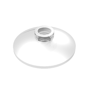 LEGO 4740 Dish 2 x 2 Inverted (Radar) in Trans-Clear - Authentic LEGO Part